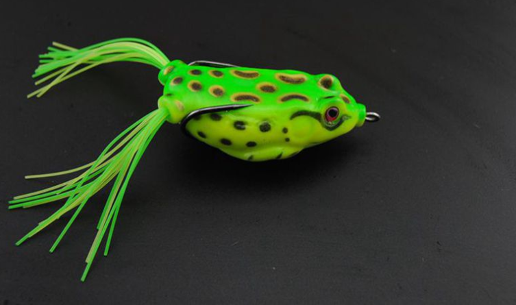 green weedless frogs boxed up bait fishing