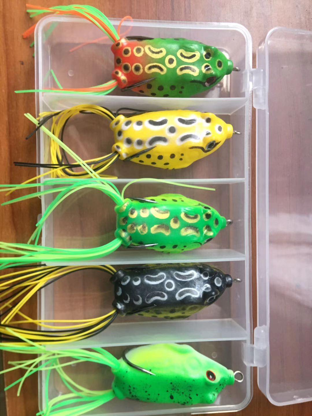 weedless frogs boxed up bait fishing Australia 