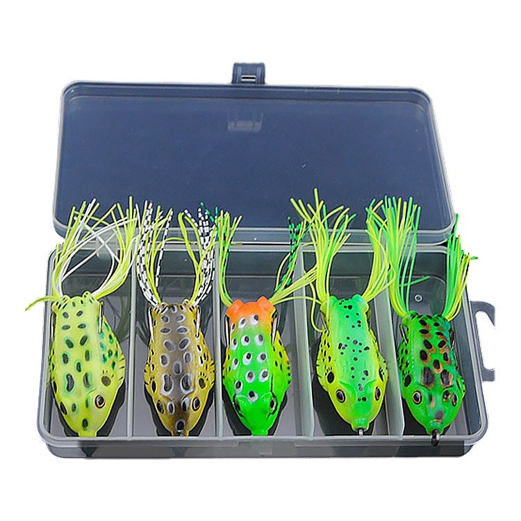 weedless frogs boxed up bait fishing 