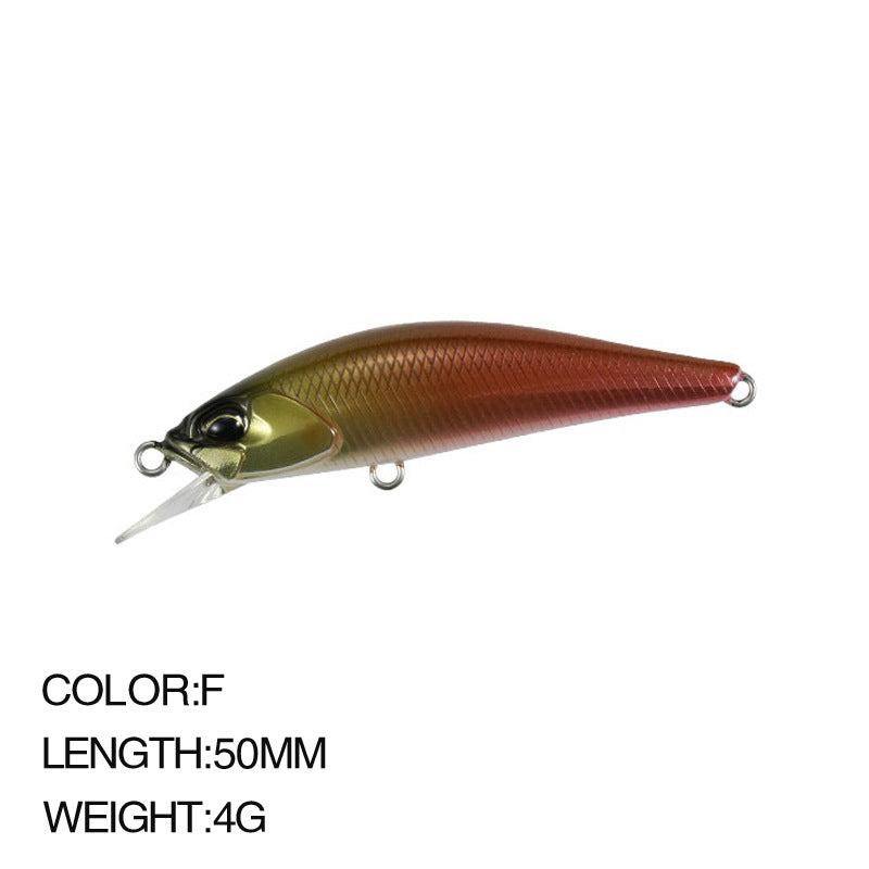 two tone gold /red  50mm 4g Whiting /Redfin perch/Bass fishing / Whiting lure