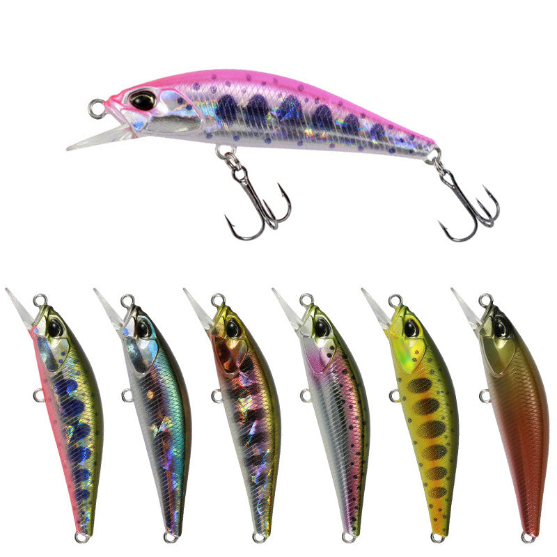 All colours of fishing lures 