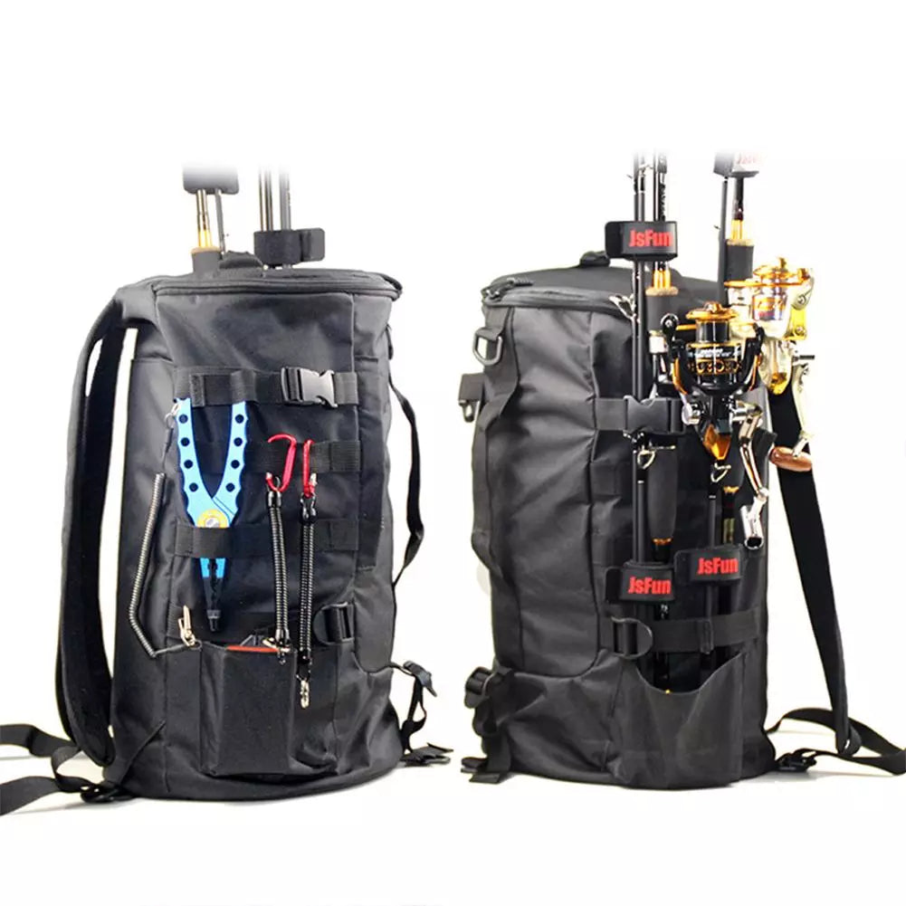 30L Fishing Tackle Backpack | Large Capacity for Rock, Beach & Boat Fishing Gear"