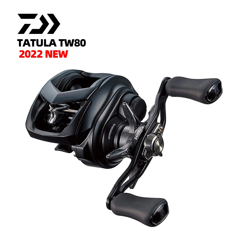 2022 DAIWA TATULA TW 80 Baitcast Reel – 7+1BB Drag, 4.5KG, 185g