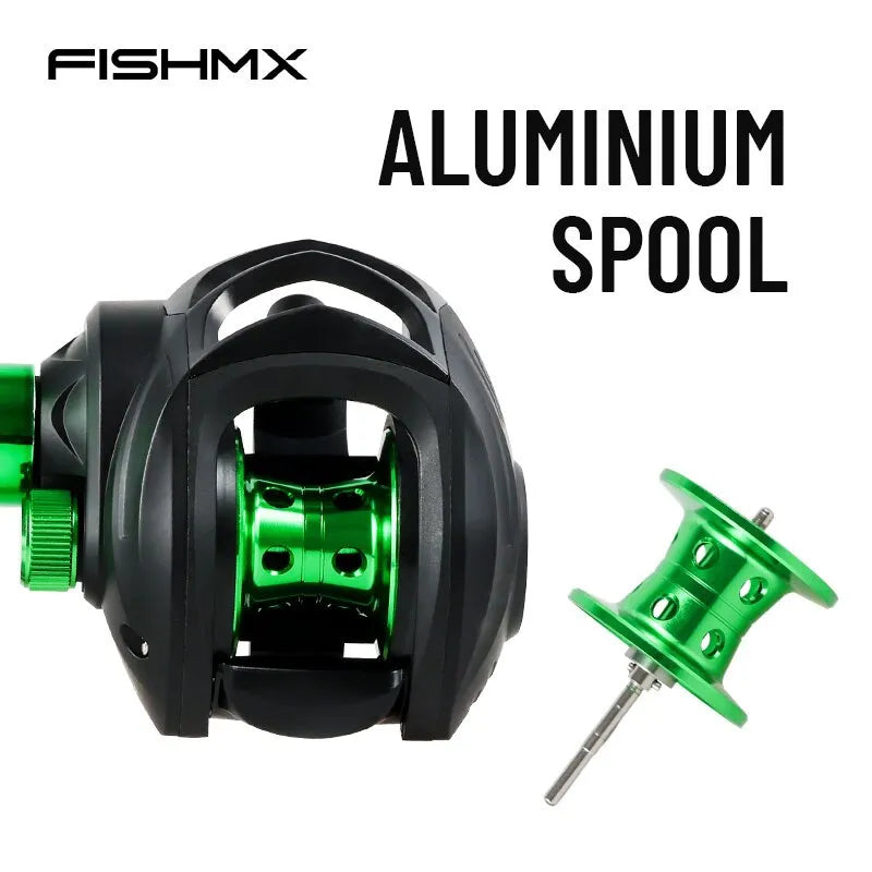 Fishmx aluminium spool fishing reel 